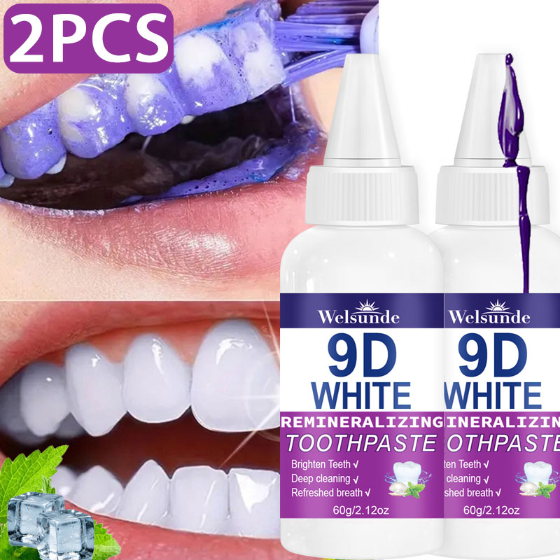 Teeth Whitening Treatment - 2PCS Whitening toothpaste for Deep Cleaning