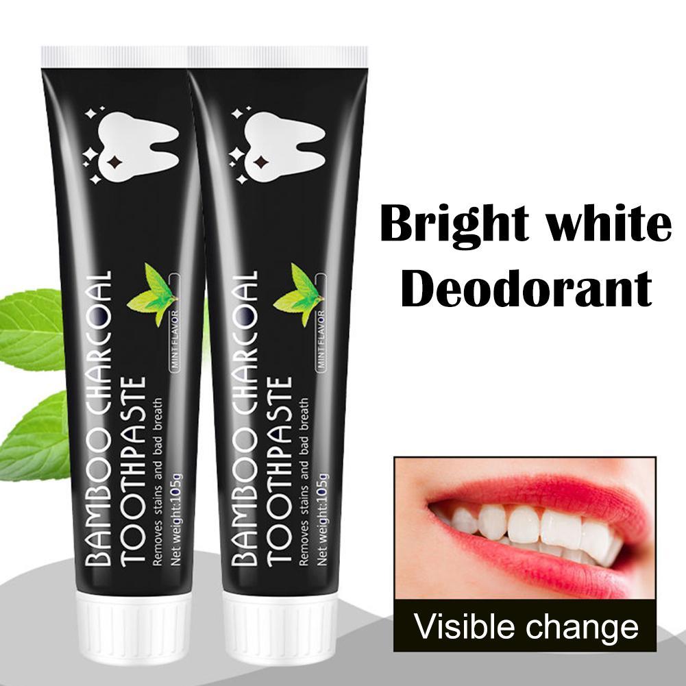 Teeth Whitening Charcoal - Bamboo Charcoal Toothpaste,Teeth Whitening Toothpaste,Removing Yellow