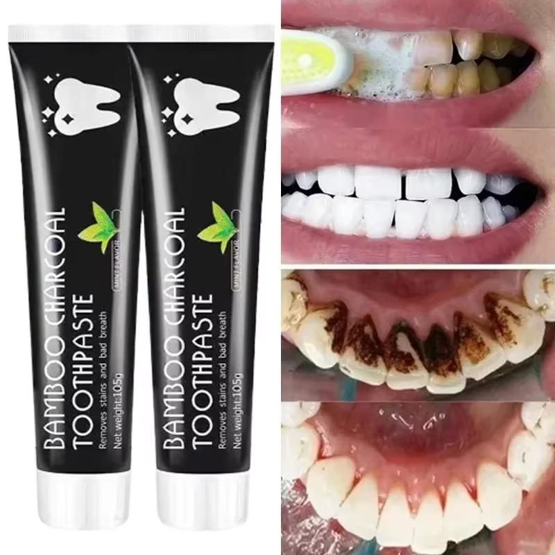 Teeth Whitening Charcoal - Whitening Toothpaste Bamboo Charcoal Toothpaste Adsorbs