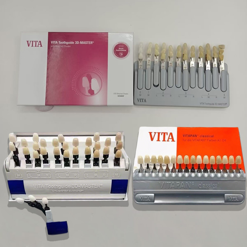 Teeth Whitening Shade Guide - 4 Models VITA Toothguide Dental Shade