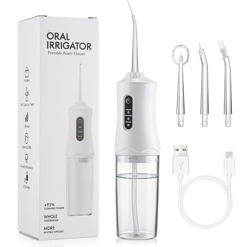 Teeth Whitening Or Tooth Whitening - 3 Modes Oral Irrigator Portable Mouth
