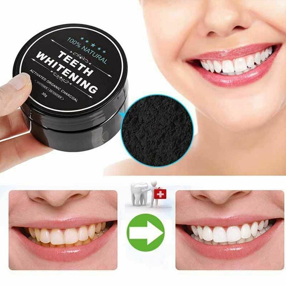 Teeth Whitening Activated Organic Charcoal - Activated Organic Charcoal Powder Polish Teeth