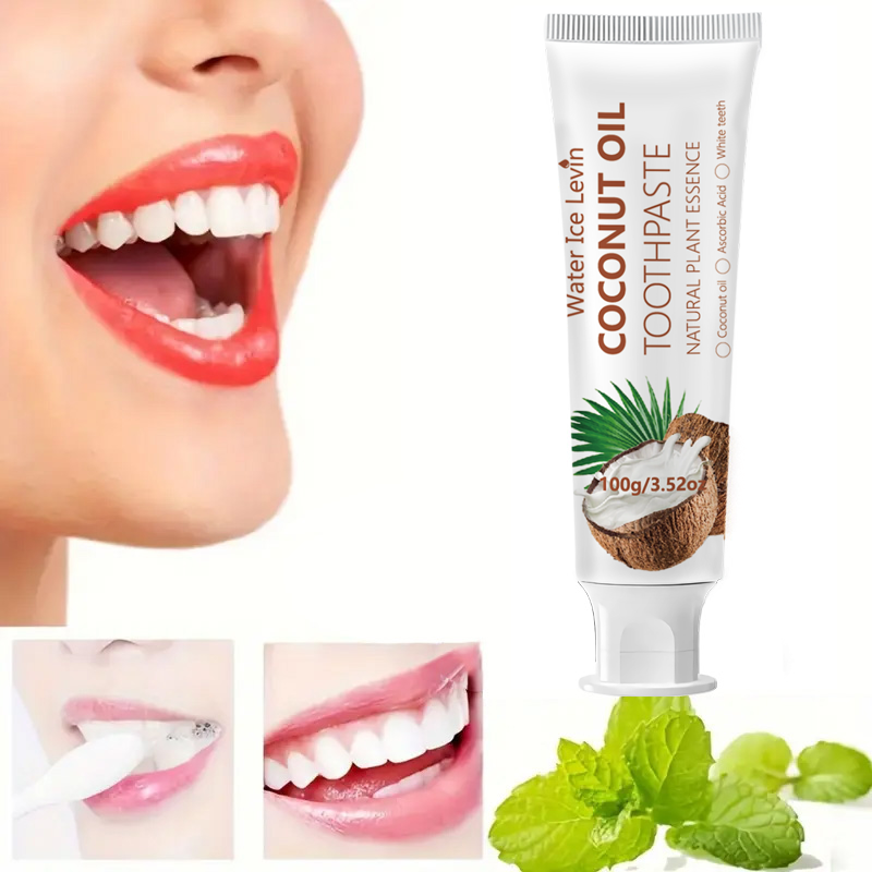 Teeth Whitening Treatment - Coconut Oil Toothpaste 100g Natural Plant