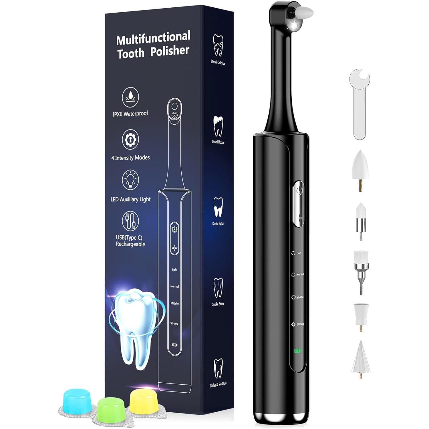 Tooth Polisher Rechargeable Te - Teeth Whitening Or Tooth Whitening ulasan dan harga