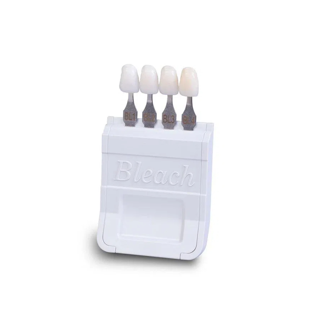 4 Colors Dental Bleached Shade - Teeth Whitening Shade Guide ulasan dan harga