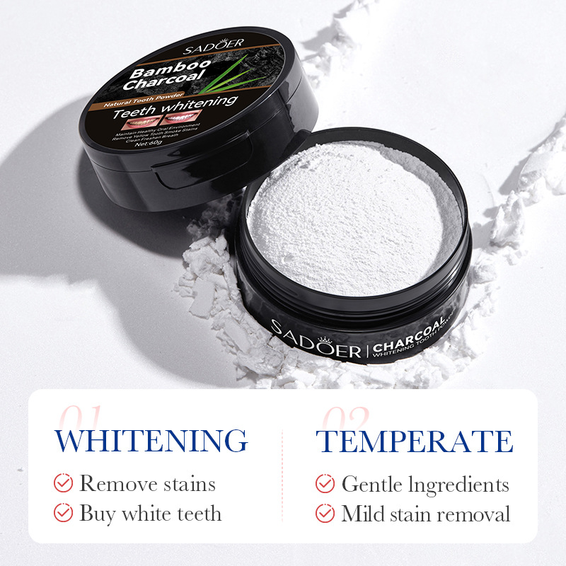 60g Tooth Whitening Powder Act - Teeth Whitening Charcoal ulasan dan harga