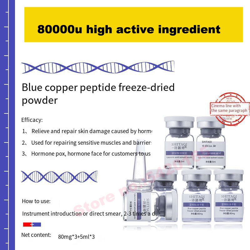 High Purity Blue Copper Peptid - Whitening Powder Activated ulasan dan harga