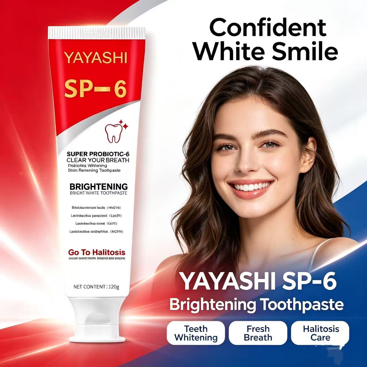 Sp-6 Probiotic Toothpaste Brig - Teeth Whitening Treatment ulasan dan harga