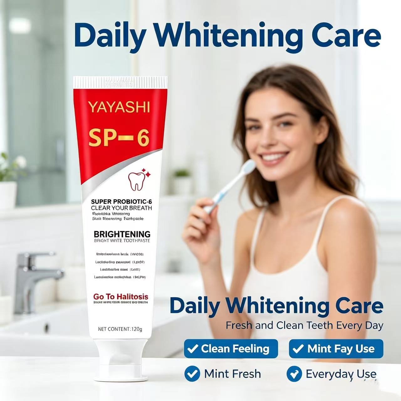 Sp-6 Probiotic Toothpaste Brig - Teeth Whitening Treatment ulasan dan harga