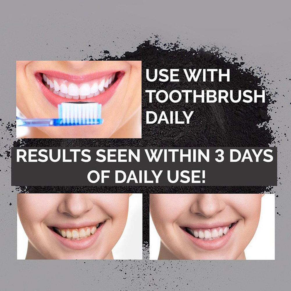 Teeth Whitening Powder Natural - Teeth Whitening Activated Organic Charcoal ulasan dan harga