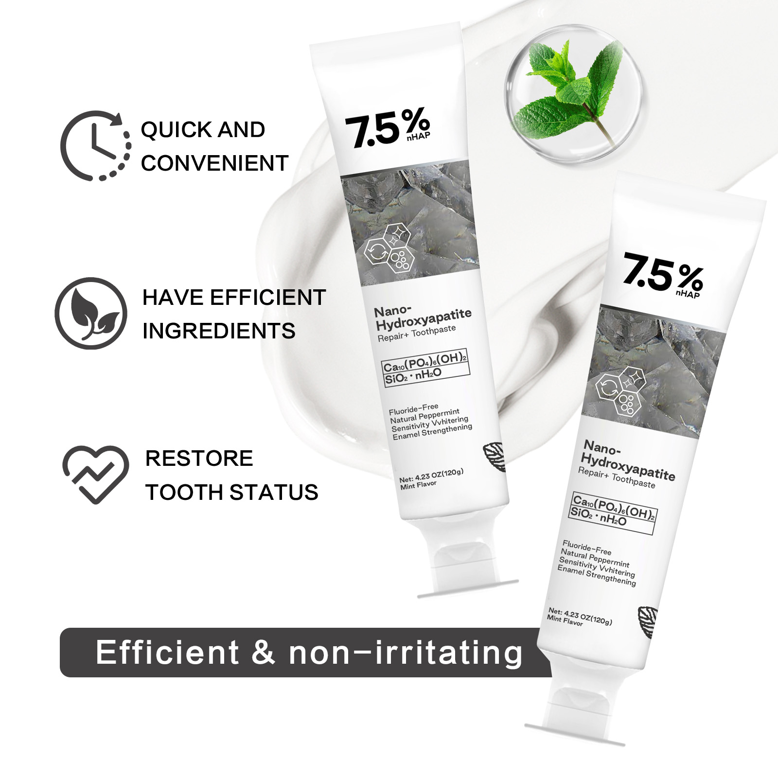 Nano Hydroxyapatite Toothpaste - Teeth Whitening Treatment ulasan dan harga
