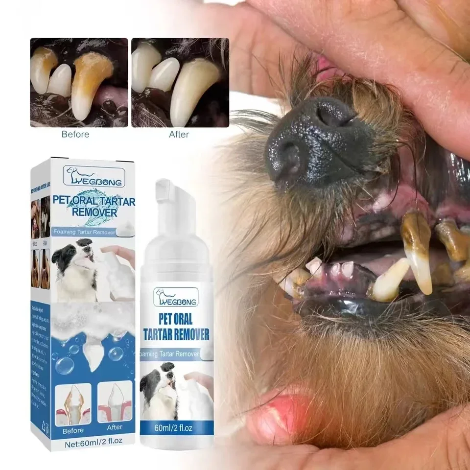 Pet Tartar Remover Dogs Cats T - Teeth Whitening Foam Toothpaste ulasan dan harga