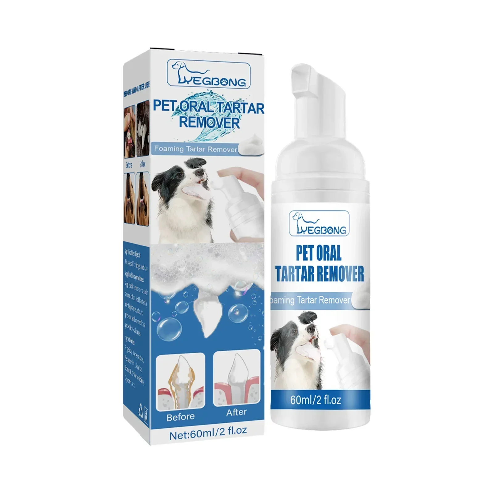 Pet Tartar Remover Dogs Cats T - Teeth Whitening Foam Toothpaste ulasan dan harga