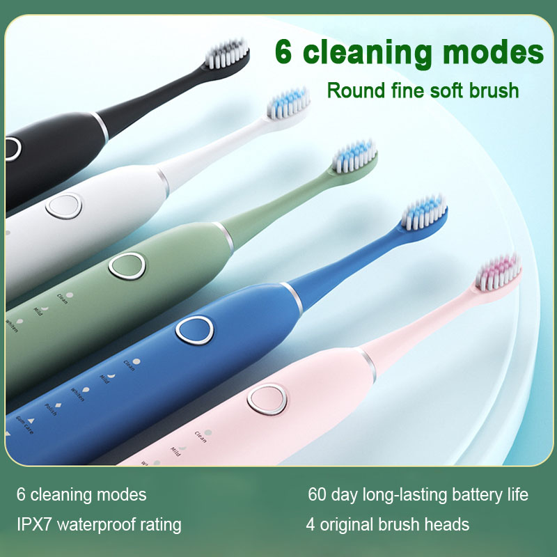 Smart Sonic Electric Toothbrus - Teeth Whitening Or Tooth Whitening ulasan dan harga