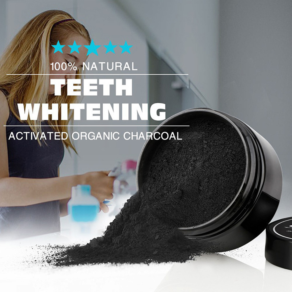 2 Types Teeth Whitening Powder - Teeth Whitening Activated Organic Charcoal ulasan dan harga
