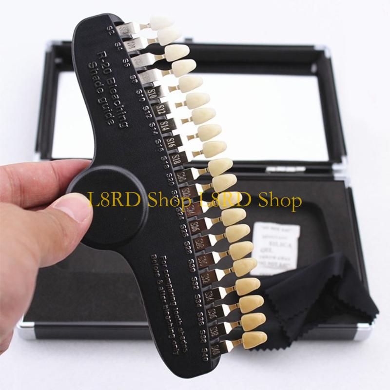 L8RD Professional 3D Teeth Whi - Teeth Whitening Shade Guide ulasan dan harga