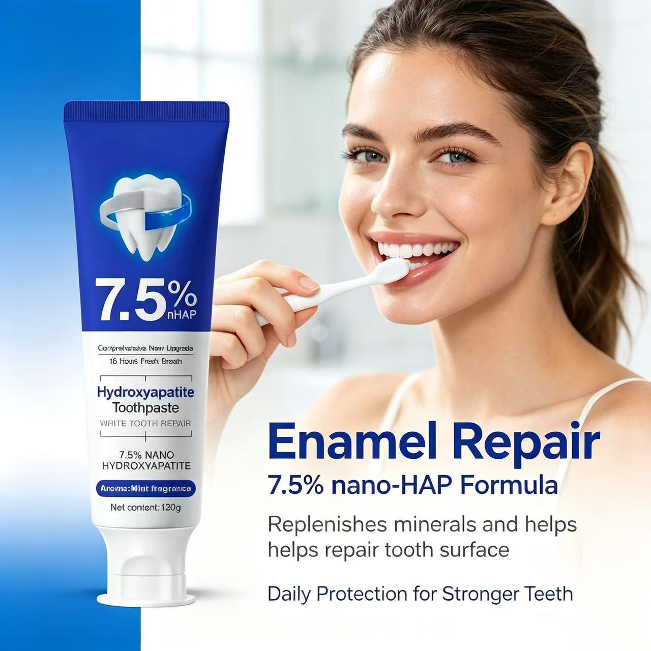 7.5%Nano Hydroxyapatite Toothp - Teeth Whitening Treatment ulasan dan harga