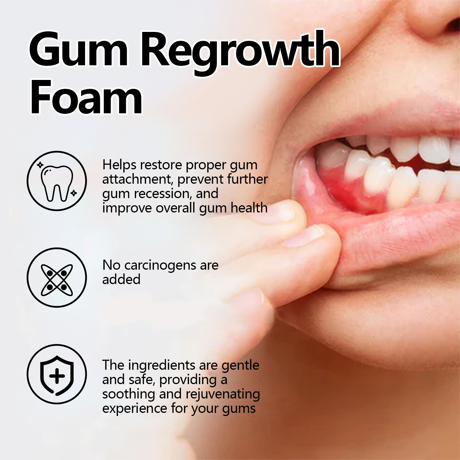 Gum Repair Foam Mousse Toothpa - Teeth Whitening Foam Toothpaste ulasan dan harga