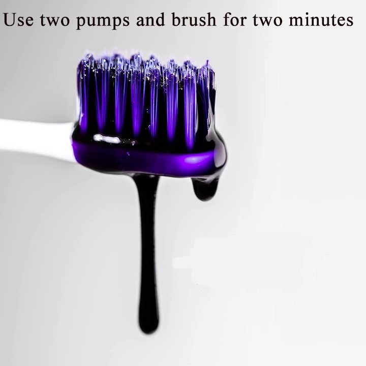 V34 Purple Brighten Whitening  - Teeth Whitening Foam Toothpaste ulasan dan harga