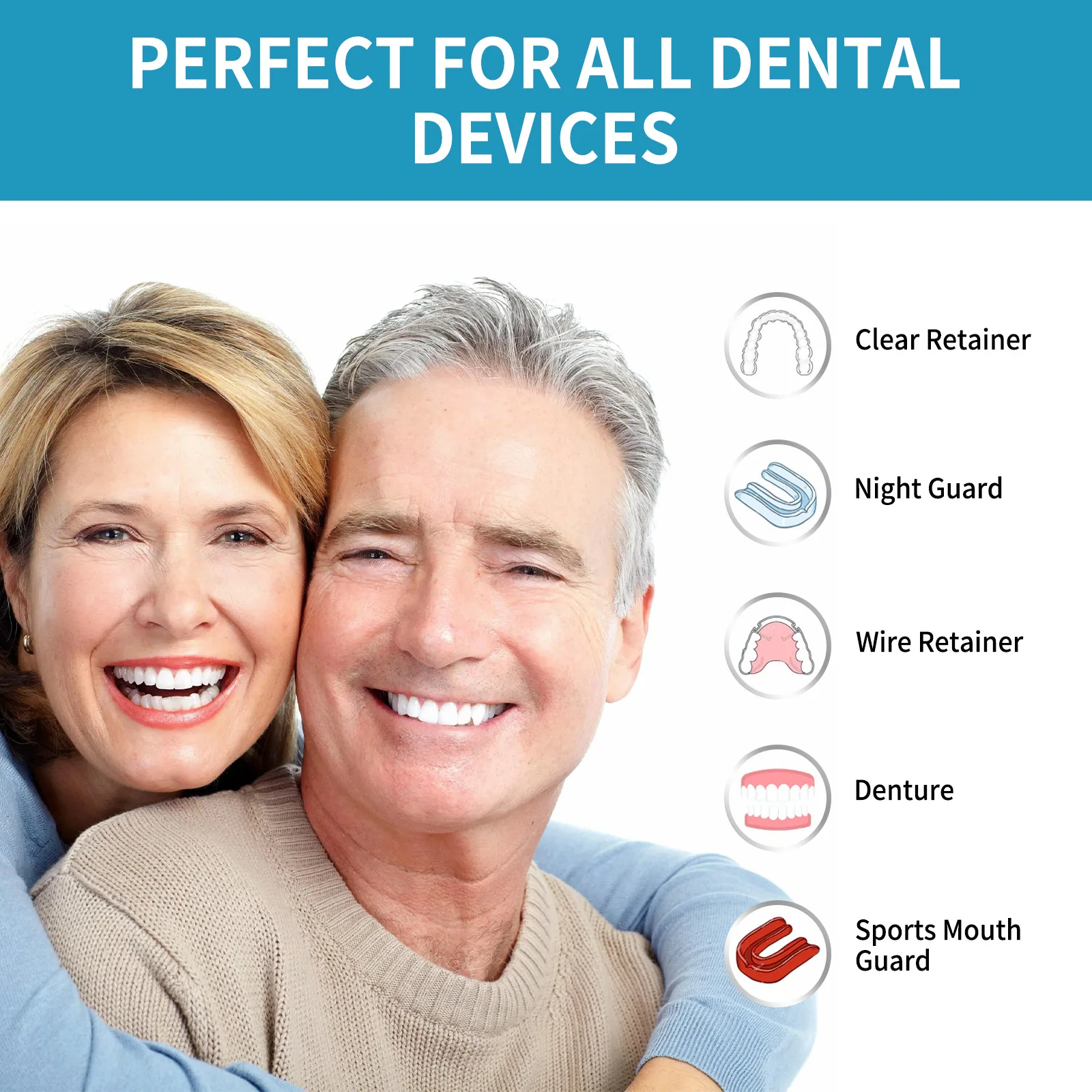 Aligner Denture Cleaner Foam D - Teeth Whitening Treatment ulasan dan harga