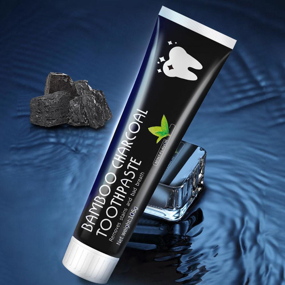 Bamboo Charcoal Toothpaste Whi - Teeth Whitening Activated Organic Charcoal ulasan dan harga