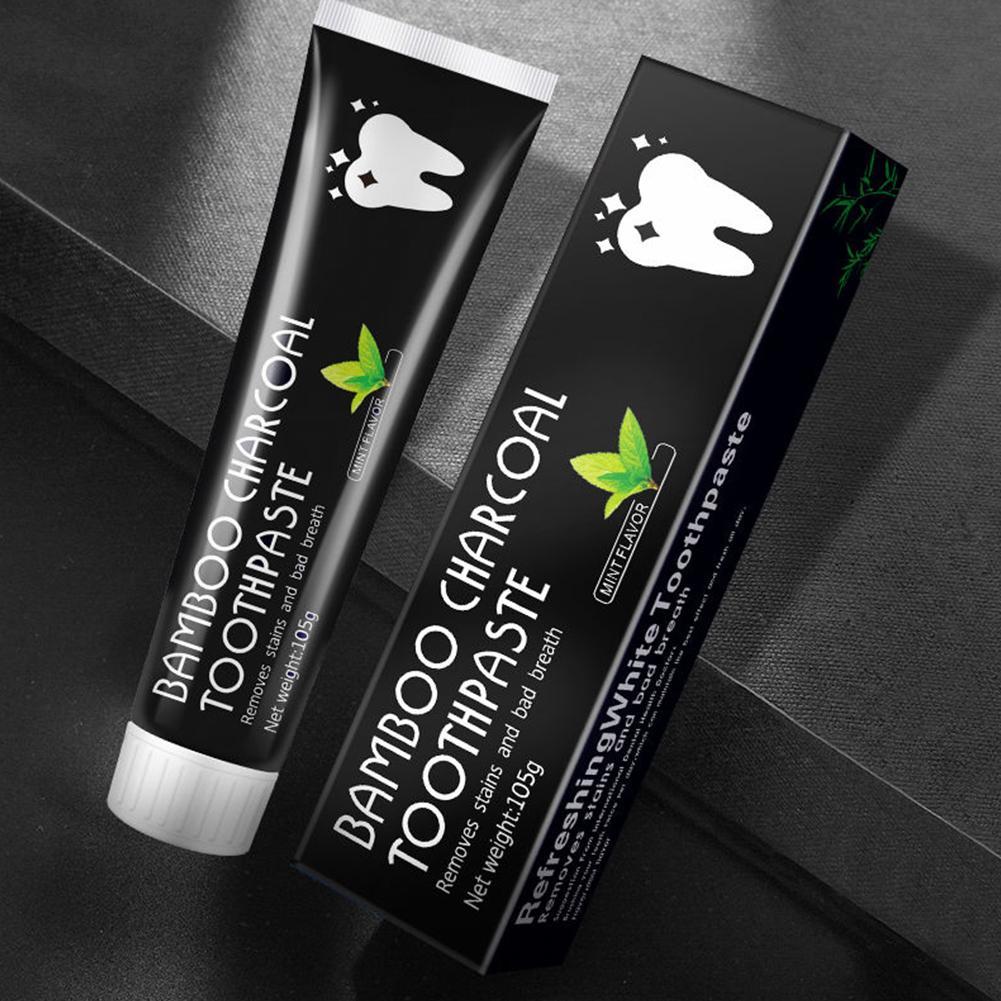 Bamboo Charcoal Toothpaste Whi - Teeth Whitening Activated Organic Charcoal ulasan dan harga