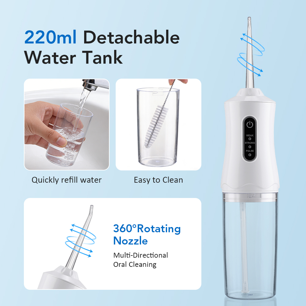 3 Modes Oral Irrigator Portabl - Teeth Whitening Or Tooth Whitening ulasan dan harga