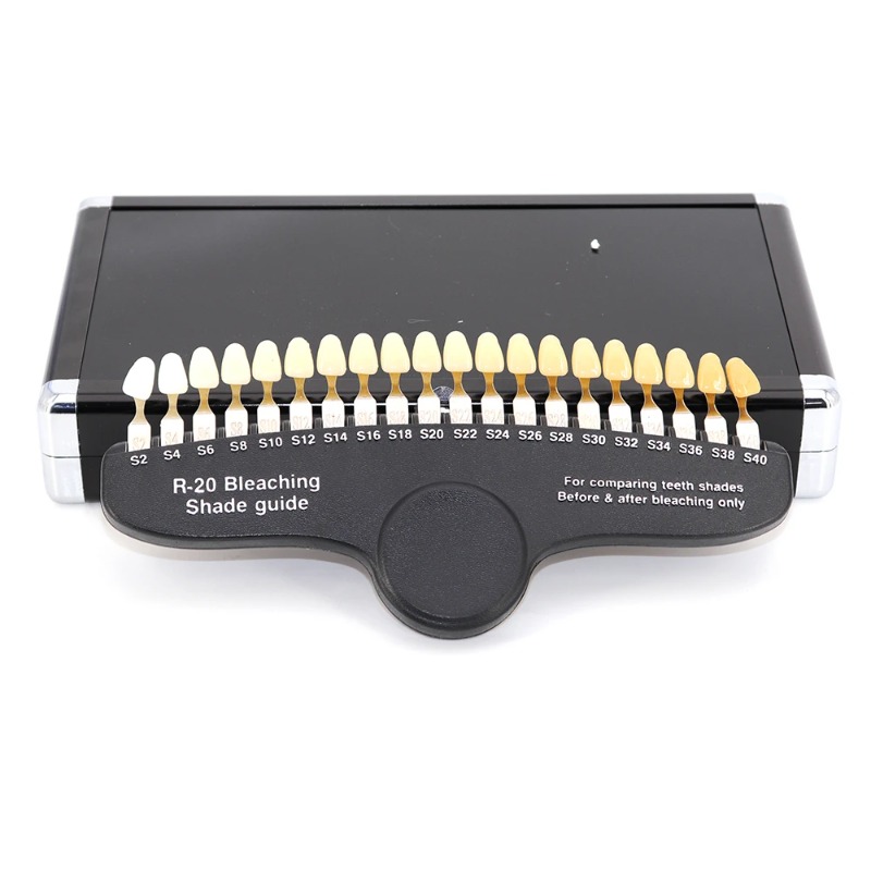 20/27 Colors 3D Dental Lab Ble - Teeth Whitening Shade Guide ulasan dan harga