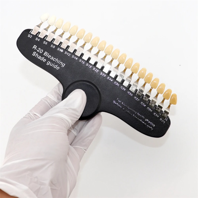 20/27 Colors 3D Dental Lab Ble - Teeth Whitening Shade Guide ulasan dan harga