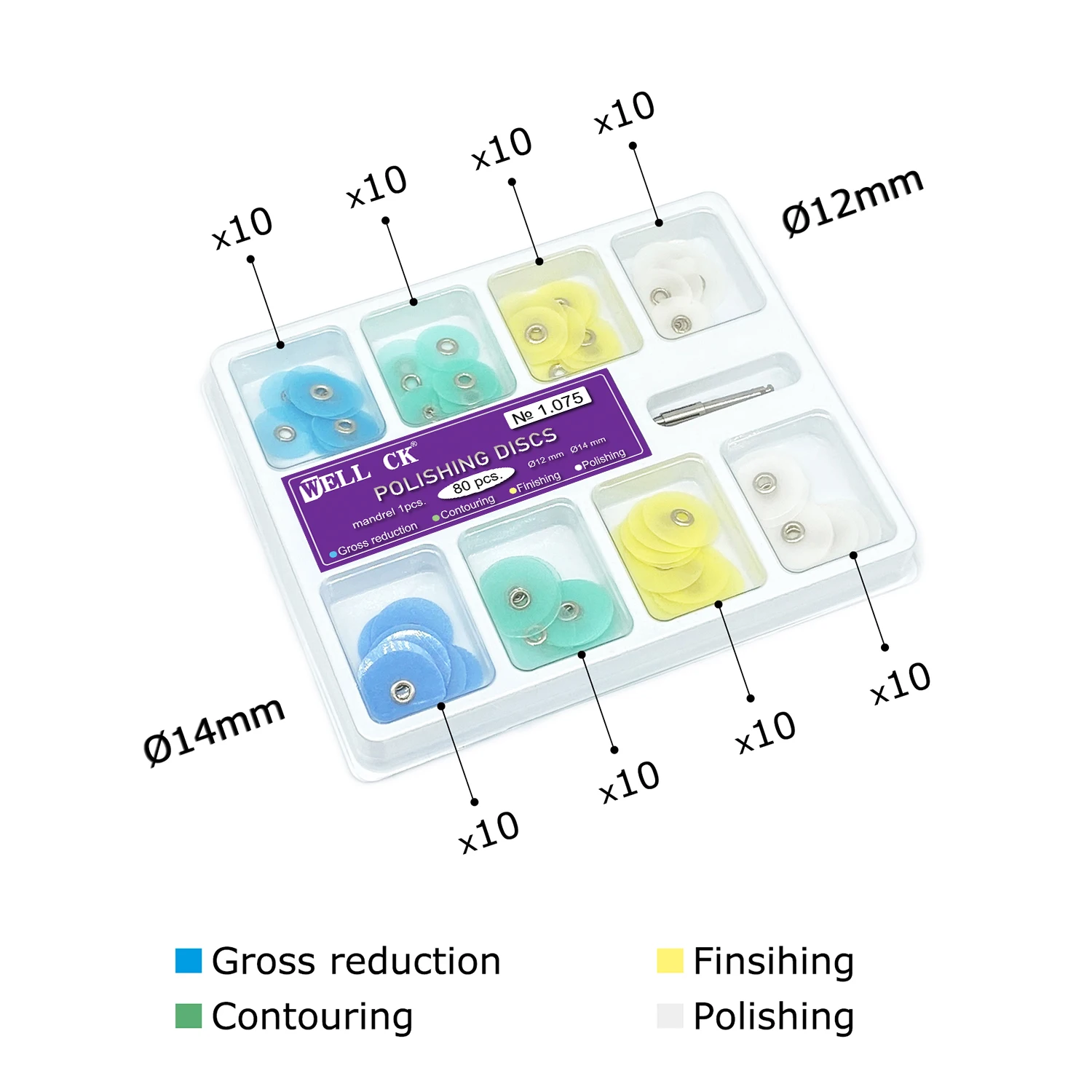 WELLCK Dental Polishing Discs  - Teeth Whitening Uk ulasan dan harga