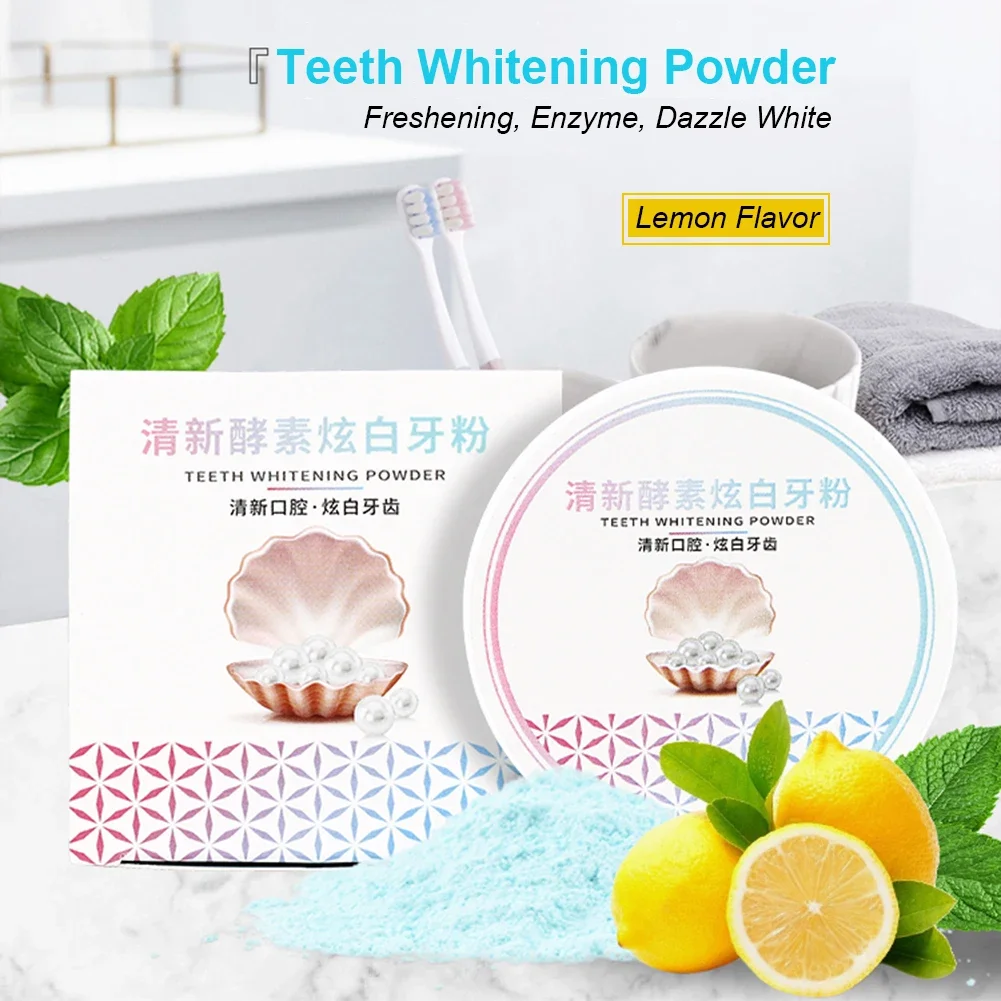 2 Types Teeth Whitening Powder - Teeth Whitening Activated Organic Charcoal ulasan dan harga