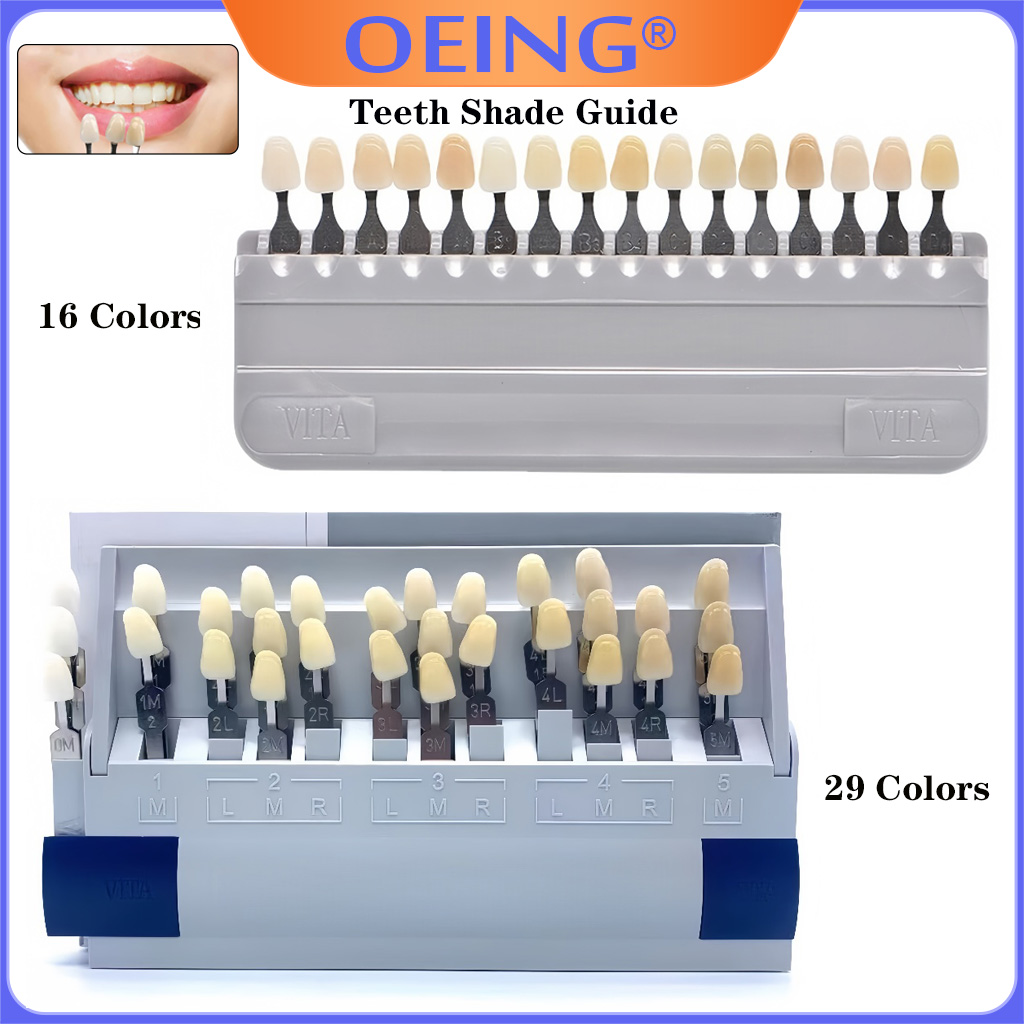 29/16 Colors Teeth Shade Guide - Teeth Whitening Shade Guide ulasan dan harga