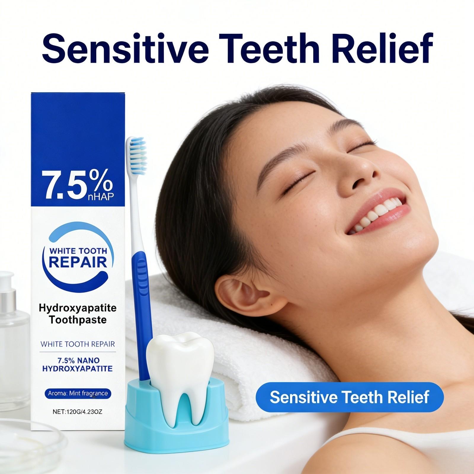 Nano Hydroxyapatite Toothpaste - Teeth Whitening Foam Toothpaste ulasan dan harga