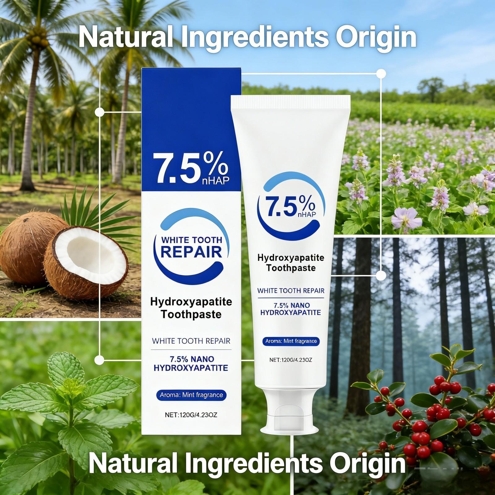 Nano Hydroxyapatite Toothpaste - Teeth Whitening Foam Toothpaste ulasan dan harga