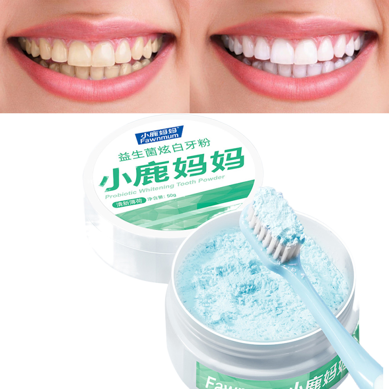 Fawnmun 50g Teeth Powder Activ - Whitening Powder Activated ulasan dan harga