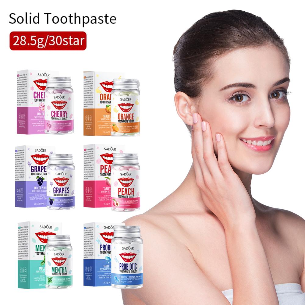 Mint Solid Toothpaste Tablets  - Teeth Whitening Charcoal ulasan dan harga